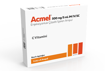 ACMEL 500 MG/5 ML IM/IV/SC ENJEKSIYONLUK COZELTI (5 ADET)