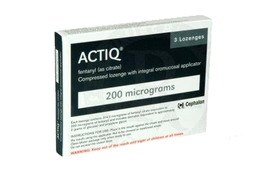 ACTIQ 200 MCG OROMUKOZAL APLIKATORLU 3 PASTIL