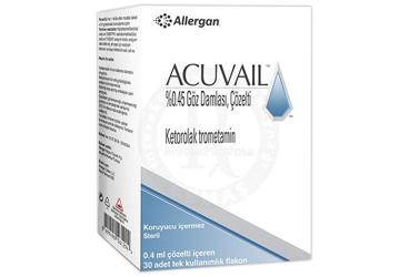ACUVAIL % 0,45 GOZ DAMLASI, COZELTI (30 FLAKON)