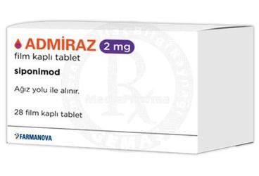 ADMIRAZ 2 MG FILM KAPLI TABLET (28 TABLET)