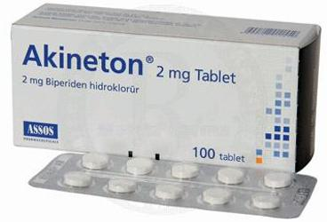 AKINETON 2 MG 100 TABLET