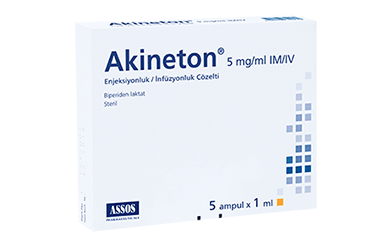 AKINETON 5 MG/ML ENJEKSIYON ICIN SOLUSYON ICEREN 1 ML X 5 AMPUL