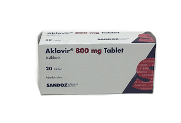 AKLOVIR 800 MG 20 TABLET