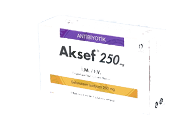 AKSEF 250 MG IM/IV ENJEKSIYONLUK TOZ 1 FLAKON