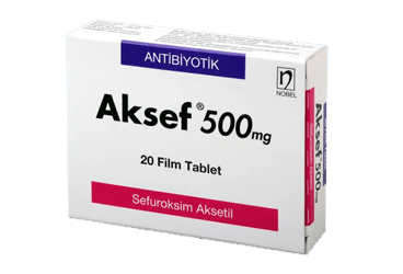 AKSEF 500 MG 20 FILM TABLET