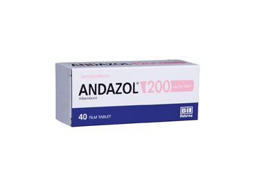 ANDAZOL 200 MG 40 FILM KAPLI TABLET