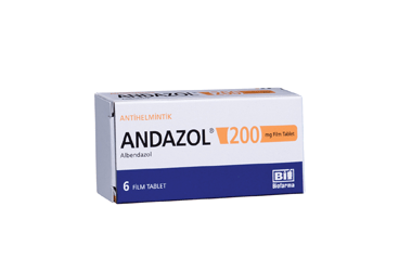 ANDAZOL 200 MG 6 FILM KAPLI TABLET