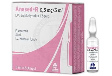 ANESED-R 0.5 MG 5 ML I.V. ENJEKSIYON ICIN COZELTI ICEREN FLAKON (5 FLAKON)