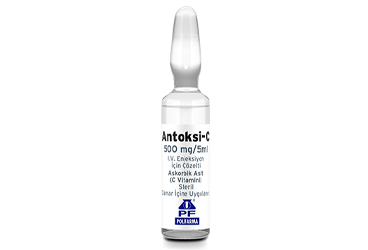ANTOKSI-C 500 MG/5 ML I.V. ENJEKSIYON ICIN COZELTI