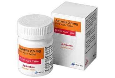 APIXELIS 2,5 MG FILM KAPLI TABLET (56 TABLET)