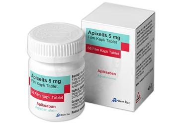 APIXELIS 5 MG FILM KAPLI TABLET (56 TABLET)