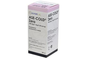 ASE-COLD ZERO 160 MG + 1 MG/5 ML SURUP (100 ML)