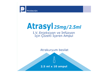 ATRASYL 25 MG/2,5 ML IV ENJEKSIYON VE INFUZYON ICIN COZELTI ICEREN 10 AMPUL