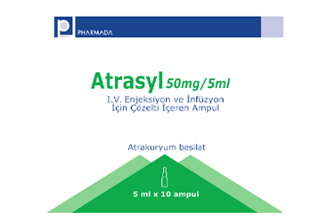 ATRASYL 50 MG/5 ML IV ENJEKSIYON VE INFUZYON ICIN COZELTI ICEREN 10 AMPUL