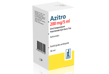AZITRO 200 MG/5 ML ORAL SUSPANSIYON HAZIRLAMAK ICIN KURU TOZ (30 ML)