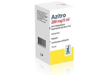 AZITRO 200 MG/5 ML ORAL SUSPANSIYON HAZIRLAMAK ICIN KURU TOZ (15 ML)