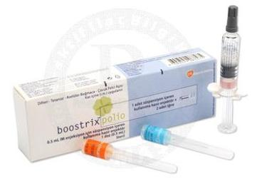 BOOSTRIX POLIO 0,5 ML IM ENJEKSIYON ICIN SUSPANSIYON ICEREN KULLANIMA HAZIR ENJEKTOR