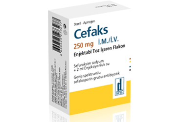 CEFAKS 250 MG IM/IV ENJEKTABL TOZ ICEREN 1 FLAKON