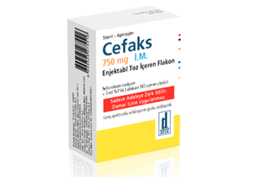 CEFAKS 750 MG IM ENJEKSIYONLUK TOZ (1 FLAKON)