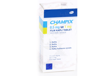 CHAMPIX 0,5 MG 11 + 1 MG 42 FILM KAPLI TABLET
