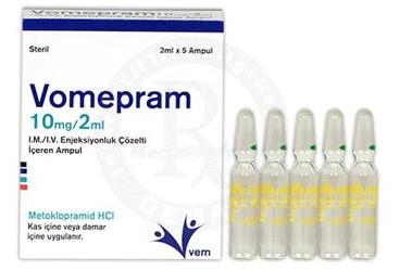 CLOPRAM 10 MG/2 ML IM/IV ENJ. COZ. ICEREN 5 AMPUL