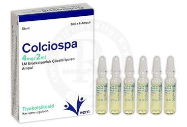 COLCIOSPA 4MG/2ML IM ENJ. ICIN COZELTI ICEREN 6 AMPUL