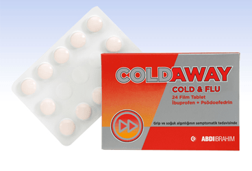COLDAWAY COLD & FLU 24 FILM TABLET