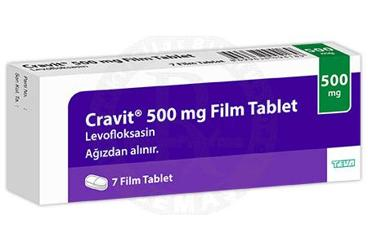 CRAVIT 500 MG 7 FILM TABLET