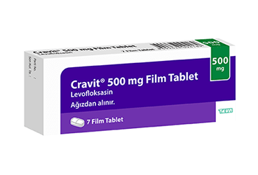 CRAVIT 500 MG 7 FILM TABLET