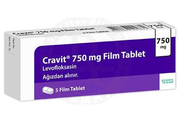 CRAVIT 750 MG 5 FILM TABLET