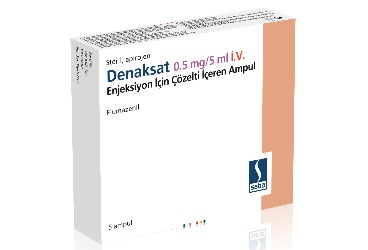DENAKSAT 0,5 MG/5 ML IV ENJ. ICIN COZ. ICEREN 5 AMPUL