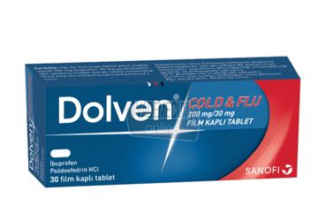 DOLVEN COLD & FLU 200 MG / 30 MG 30 FILM KAPLI TABLET