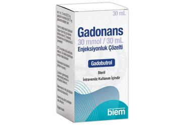 GADONANS 30 MMOL/30 ML ENJEKSIYONLUK COZELTI (30 ML)
