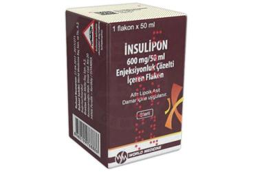 INSULIPON 600 MG/50 ML ENJEKSIYONLUK COZELTI ICEREN FLAKON (1 FLAKON)