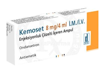 KEMOSET 8 MG/4 ML IM/IV ENJEKSIYONLUK COZELTI ICEREN 1 AMPUL