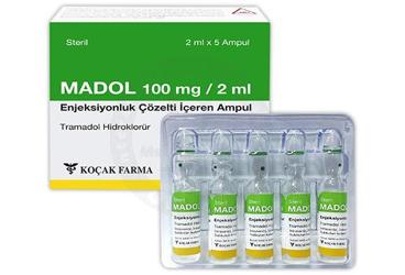 MADOL 100 MG/2ML ENJEKSIYONLUK COZELTI ICEREN AMPUL (5 AMPUL)