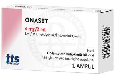 ONASET 4 MG/2 ML I.M./I.V.ENJEKSIYONLUK/INFUZYONLUK COZELTI (1 AMPUL)