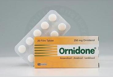 ORNIDONE 250 MG 20 FILM TABLET