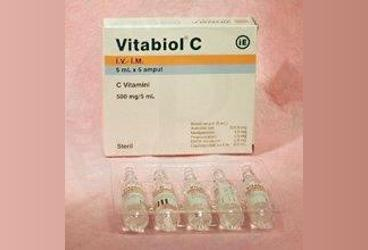 VITABIOL C 500 MG/5 ML ENJEKSIYONLUK COZELTI (5 AMPUL)